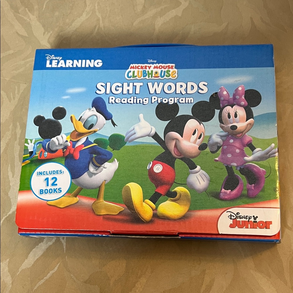 Disney Learning Sight Words Reading Program 12 books early reader